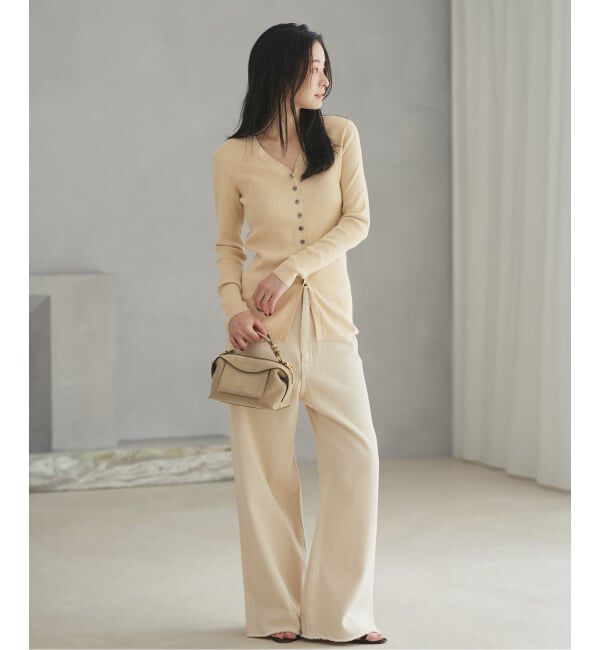 Plage「《予約》Ecru cotton パンツ」|デニム|