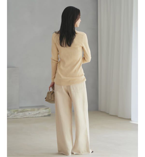 Plage「《予約》Ecru cotton パンツ」|デニム|