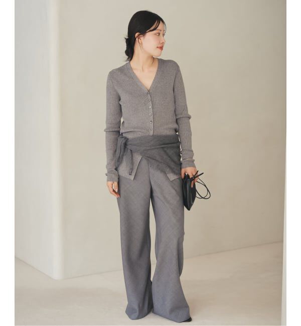 Plage「《追加予約》floche rib カーディガン」|カーディガン|