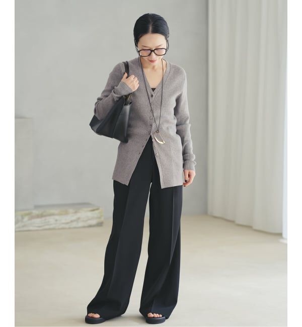 Plage「《追加予約》floche rib カーディガン」|カーディガン|