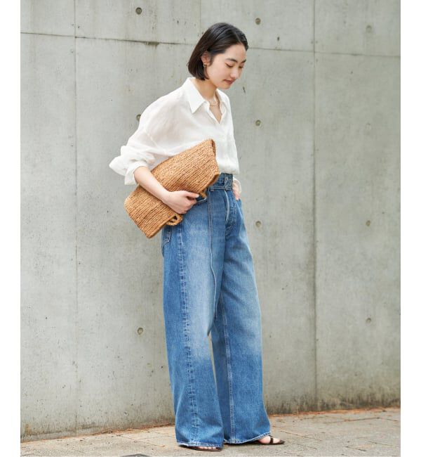 Plage「《追加予約》RAMIE LYOCELL CROPPED シャツ」|シャツ・ブラウス|