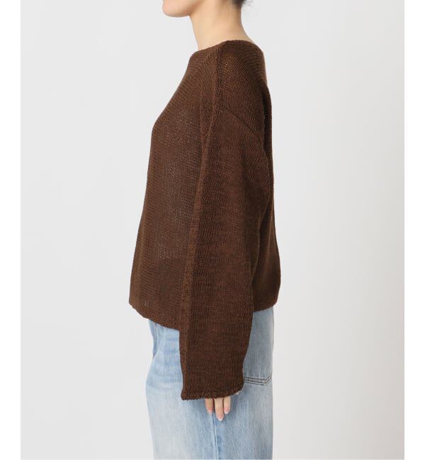 Plage「《追加予約》linen mix loose プルオーバー」|ニット・セーター|