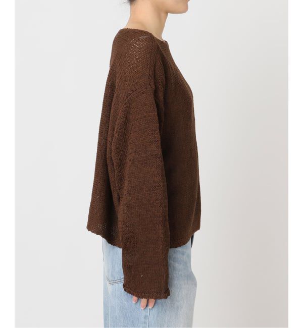 Plage「《追加予約》linen mix loose プルオーバー」|ニット・セーター|