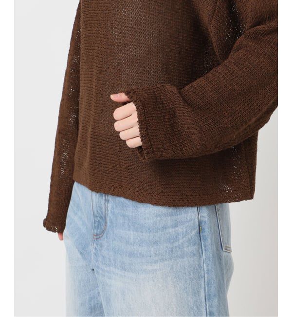Plage「《追加予約》linen mix loose プルオーバー」|ニット・セーター|
