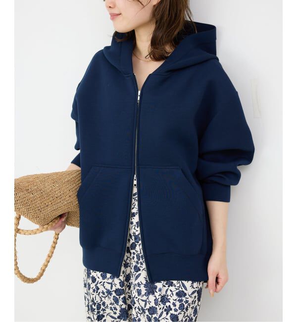 SLOBE IENA「《追加5》ボリュームジップアップフーディー」|パーカー|