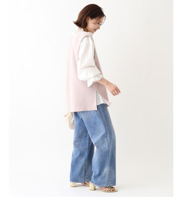 SLOBE IENA「《追加2》タイプライターフリルカラーブラウス」|シャツ・ブラウス|