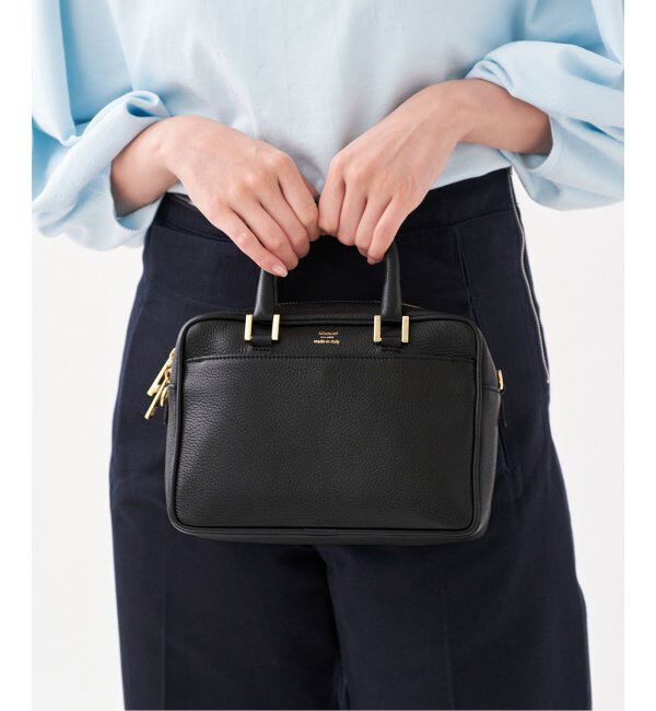 IENA「《追加5》Manuel MILANO/マニュエルミラノ 別注 レザーバッグ MIDI」|ハンドバッグ|