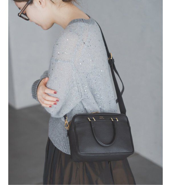 IENA「《追加5》Manuel MILANO/マニュエルミラノ 別注 レザーバッグ MIDI」|ハンドバッグ|