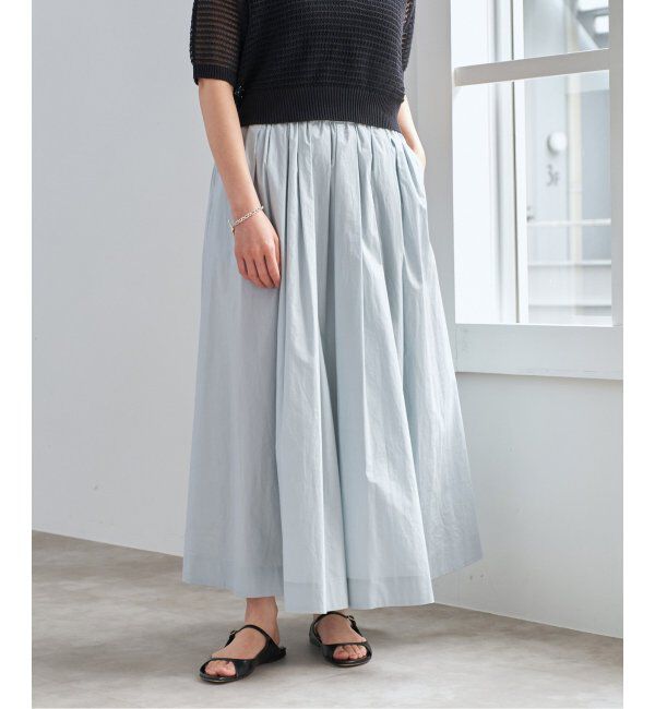 IENA「《WEB限定/追加3》タイプライター ボリュームスカート」|スカート|