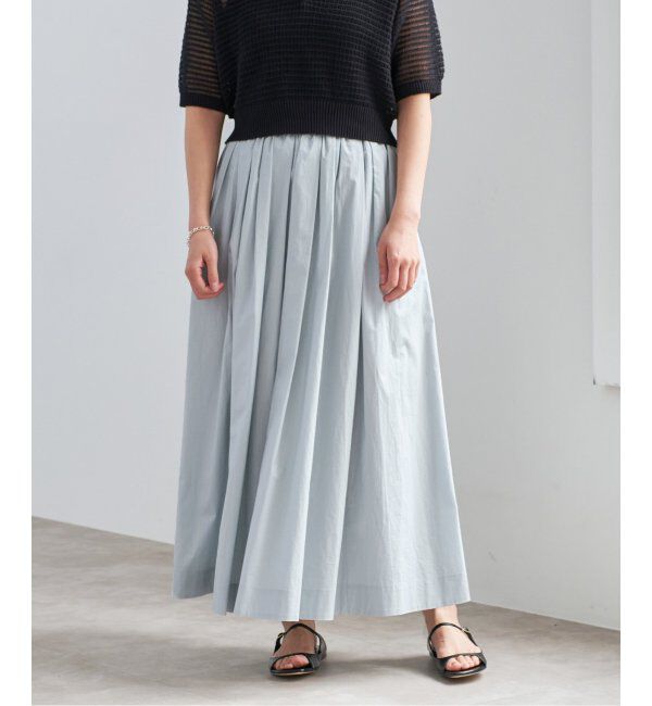 IENA「《WEB限定/追加3》タイプライター ボリュームスカート」|スカート|