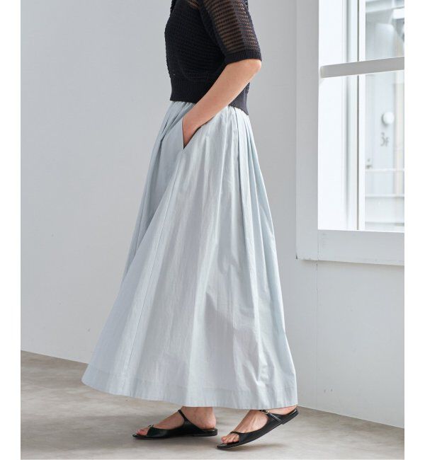 IENA「《WEB限定/追加3》タイプライター ボリュームスカート」|スカート|