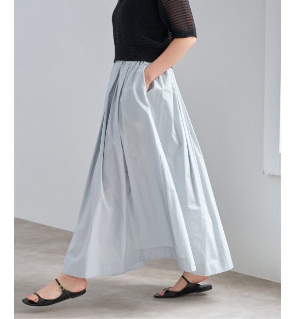 IENA「《WEB限定/追加3》タイプライター ボリュームスカート」|スカート|