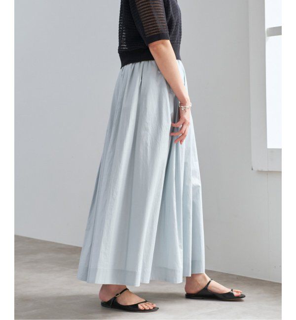 IENA「《WEB限定/追加3》タイプライター ボリュームスカート」|スカート|