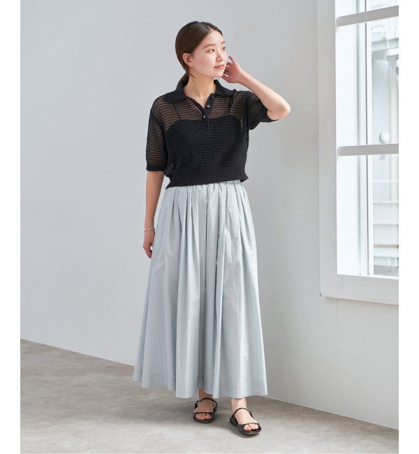 IENA「《WEB限定/追加3》タイプライター ボリュームスカート」|スカート|