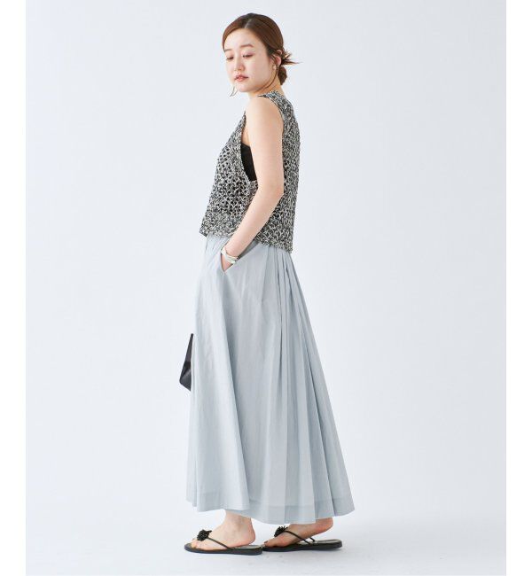 IENA「《WEB限定/追加3》タイプライター ボリュームスカート」|スカート|