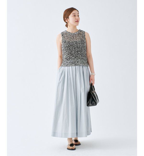 IENA「《WEB限定/追加3》タイプライター ボリュームスカート」|スカート|