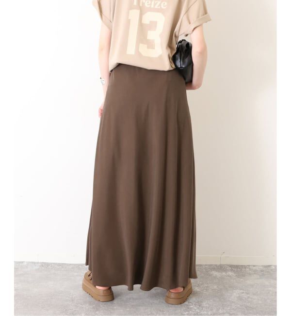 SLOBE IENA「《3サイズ展開/追加3》フィブリルマーメイドフレアスカート」|スカート|