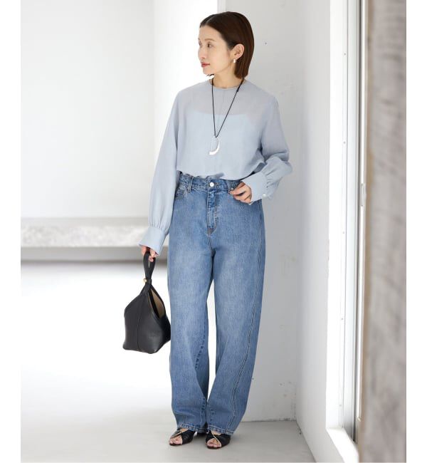 IENA「《WEB限定/追加2予約》カーブシルエットデニム」|デニム|