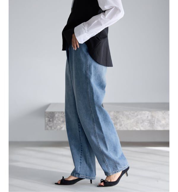 IENA「《WEB限定/追加2予約》カーブシルエットデニム」|デニム|