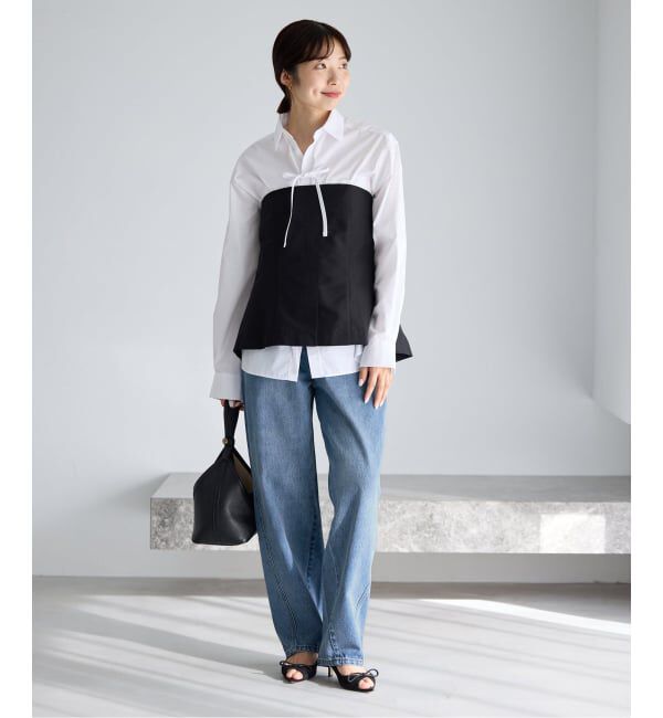 IENA「《WEB限定/追加2予約》カーブシルエットデニム」|デニム|