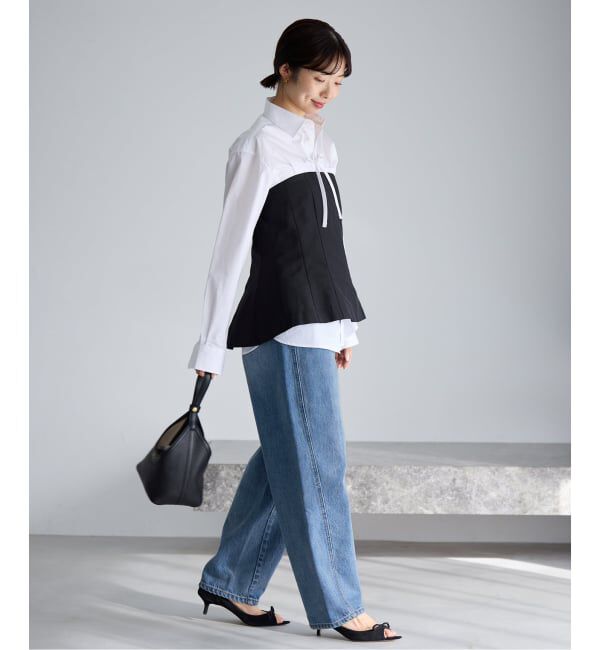 IENA「《WEB限定/追加2予約》カーブシルエットデニム」|デニム|