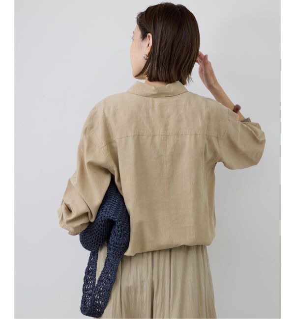 SLOBE IENA「《予約》ビンテージワッシャーBOYS シャツ」|シャツ・ブラウス|