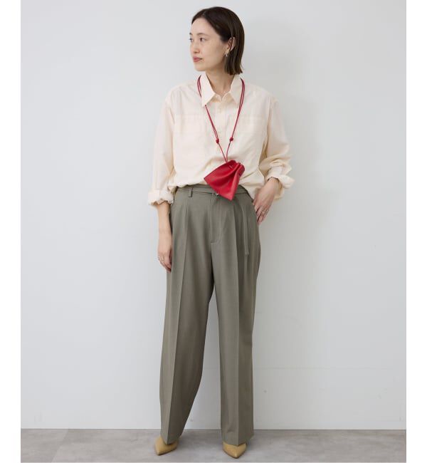 SLOBE IENA「《予約》ビンテージワッシャーBOYS シャツ」|シャツ・ブラウス|