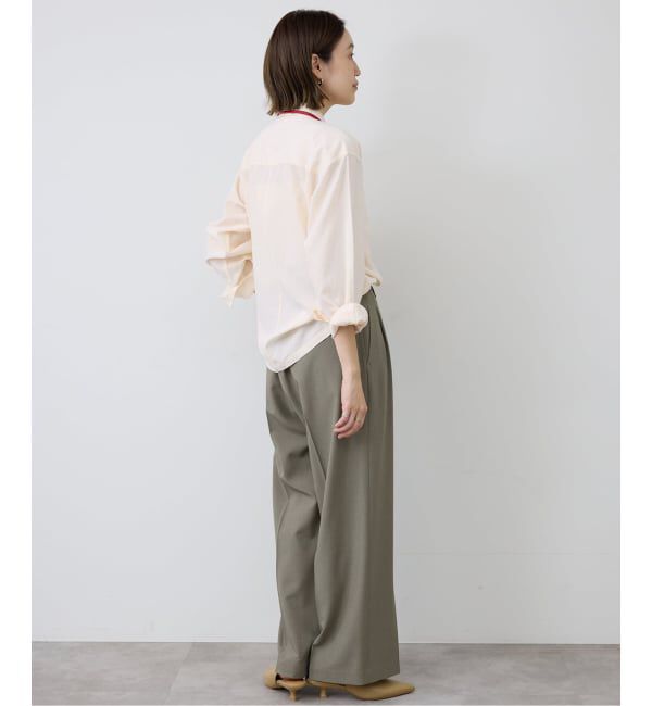 SLOBE IENA「《予約》ビンテージワッシャーBOYS シャツ」|シャツ・ブラウス|