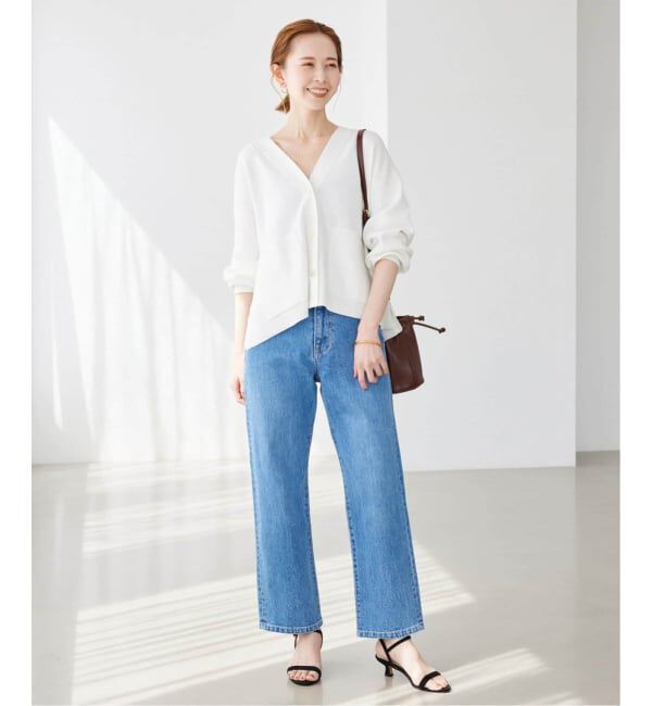 SLOBE IENA「《WEB・一部店舗限定/追加予約》スムースニットカーディガン」|カーディガン|