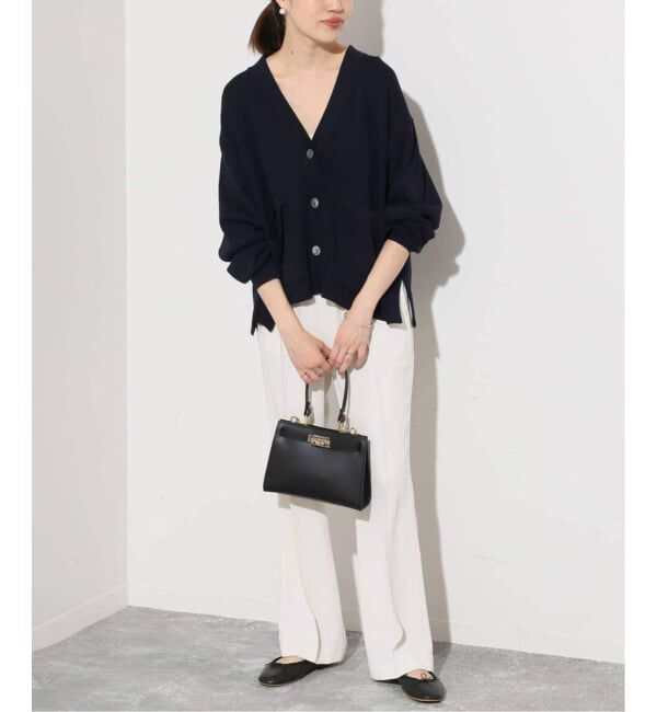 SLOBE IENA「《WEB・一部店舗限定/追加予約》スムースニットカーディガン」|カーディガン|