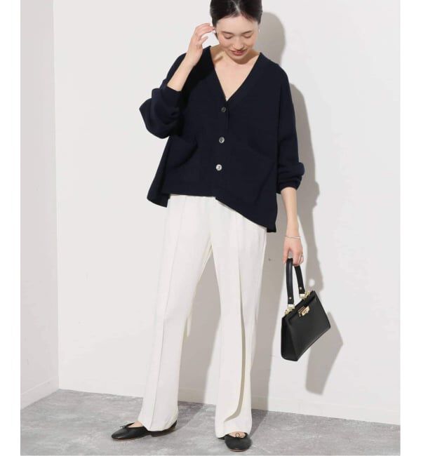 SLOBE IENA「《WEB・一部店舗限定/追加予約》スムースニットカーディガン」|カーディガン|