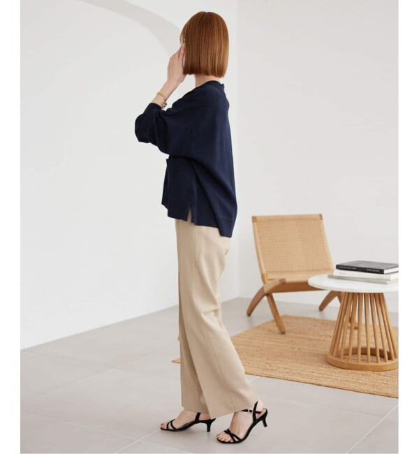 SLOBE IENA「《WEB・一部店舗限定/追加予約》スムースニットカーディガン」|カーディガン|