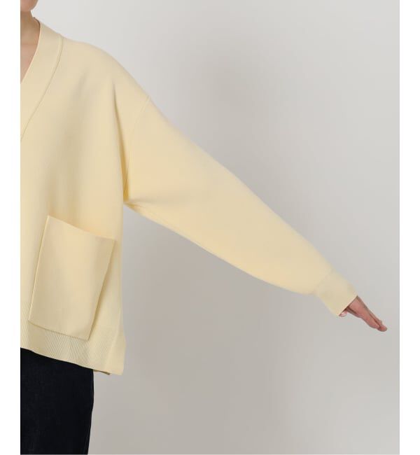 SLOBE IENA「《WEB・一部店舗限定/追加予約》スムースニットカーディガン」|カーディガン|