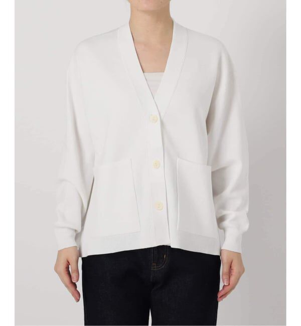 SLOBE IENA「《WEB・一部店舗限定/追加予約》スムースニットカーディガン」|カーディガン|