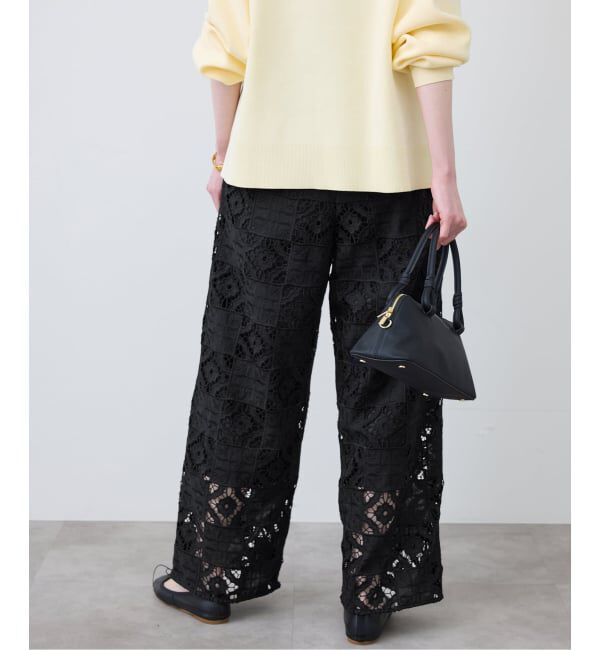 SLOBE IENA「《予約》コットンレースイージーパンツ」|その他|
