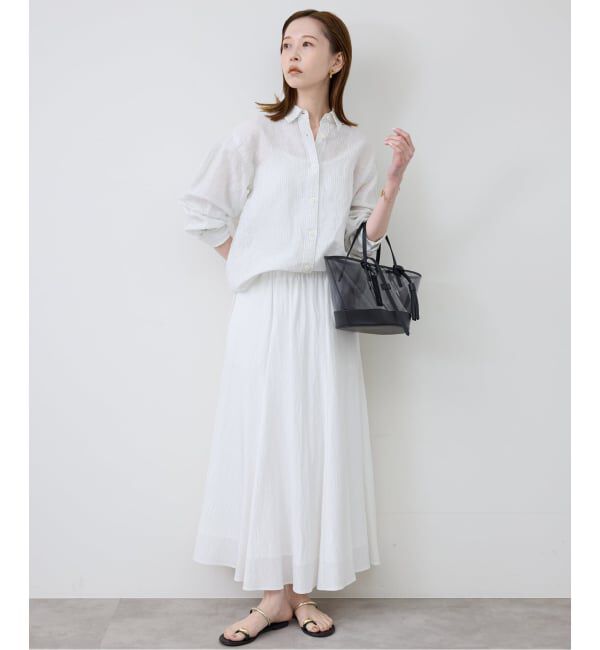 SLOBE IENA「《追加予約》リネンコットンレギュラーシャツ」|シャツ・ブラウス|