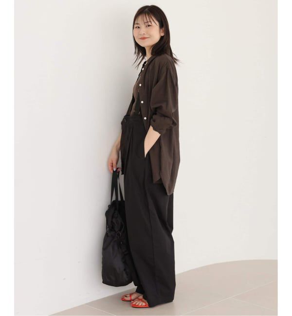 SLOBE IENA「《追加予約》リネンコットンレギュラーシャツ」|シャツ・ブラウス|