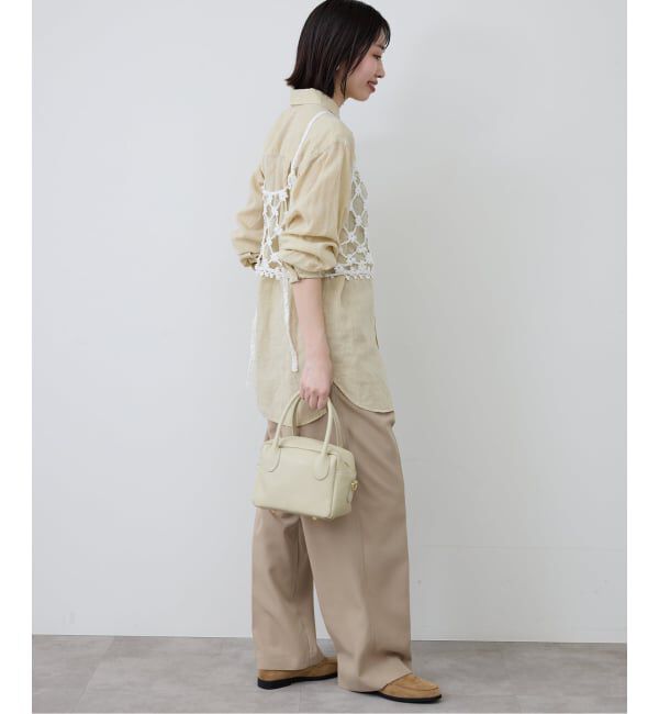 SLOBE IENA「《追加予約》リネンコットンレギュラーシャツ」|シャツ・ブラウス|