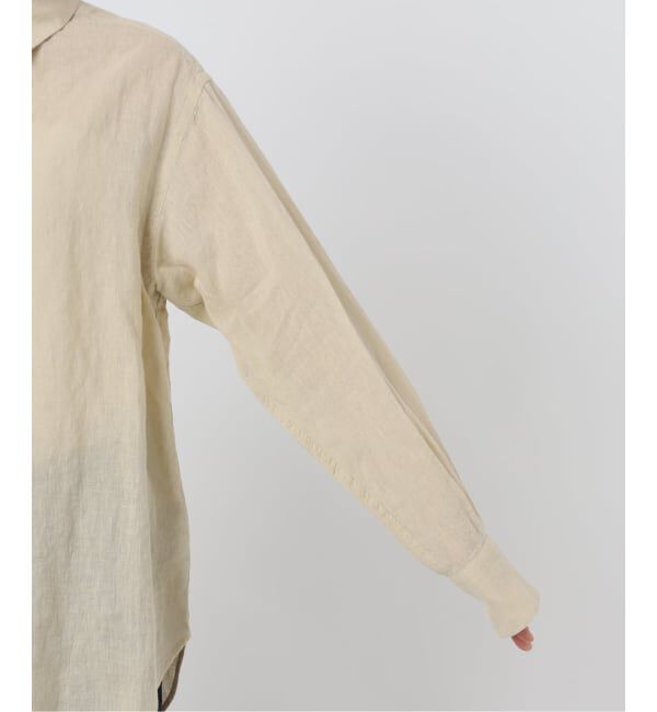 SLOBE IENA「《追加予約》リネンコットンレギュラーシャツ」|シャツ・ブラウス|