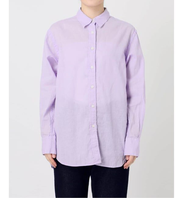 SLOBE IENA「《追加予約》リネンコットンレギュラーシャツ」|シャツ・ブラウス|