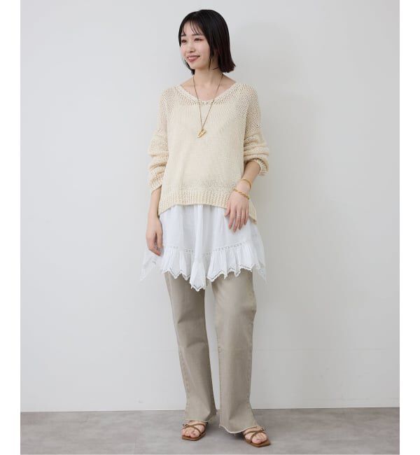 SLOBE IENA「《予約》SLOBE レザークロスサンダル」|サンダル|