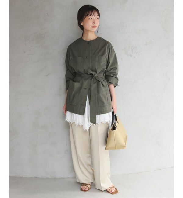 SLOBE IENA「《予約》SLOBE レザークロスサンダル」|サンダル|