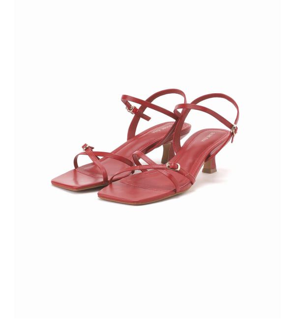 SLOBE IENA「《予約》SLOBE レザークロスサンダル」|サンダル|