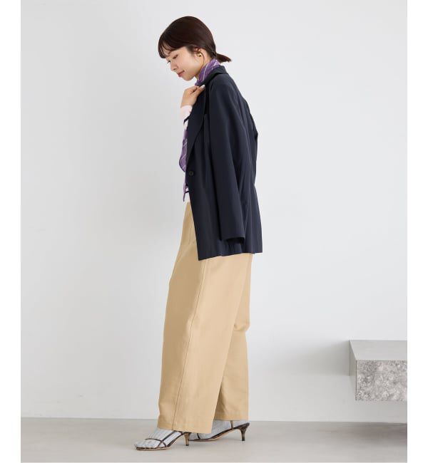 IENA「《予約》ダブルクロスバレルパンツ」|その他|