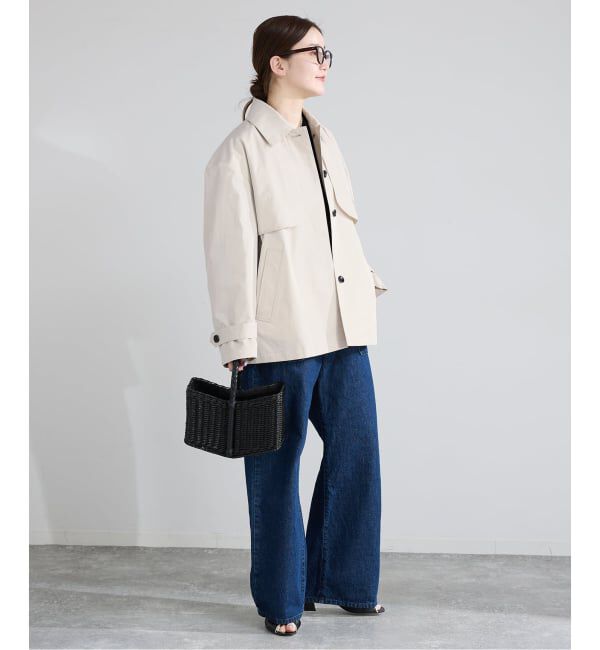 IENA「《予約》シングルトレンチショートコート」|トレンチコート|