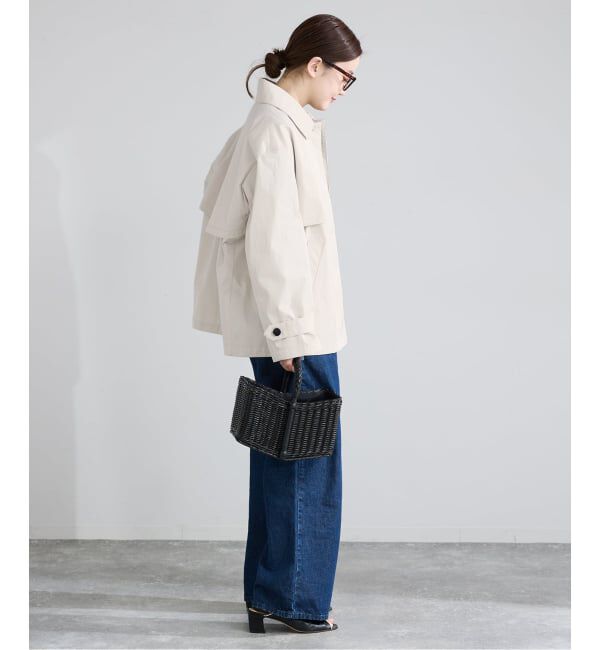 IENA「《予約》シングルトレンチショートコート」|トレンチコート|