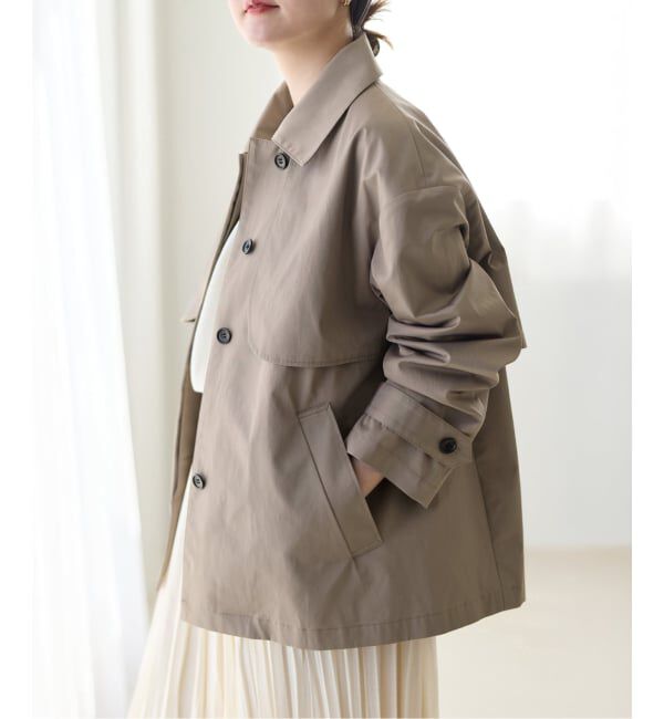 IENA「《予約》シングルトレンチショートコート」|トレンチコート|
