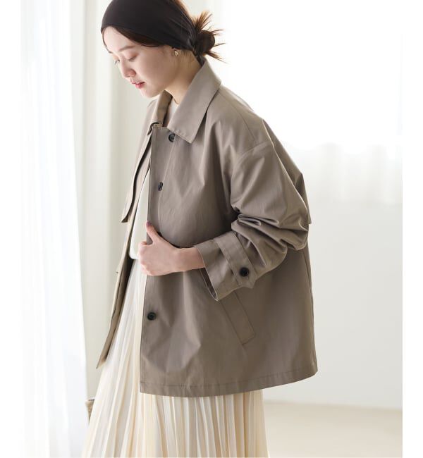 IENA「《予約》シングルトレンチショートコート」|トレンチコート|