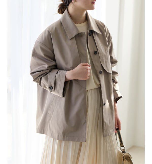 IENA「《予約》シングルトレンチショートコート」|トレンチコート|