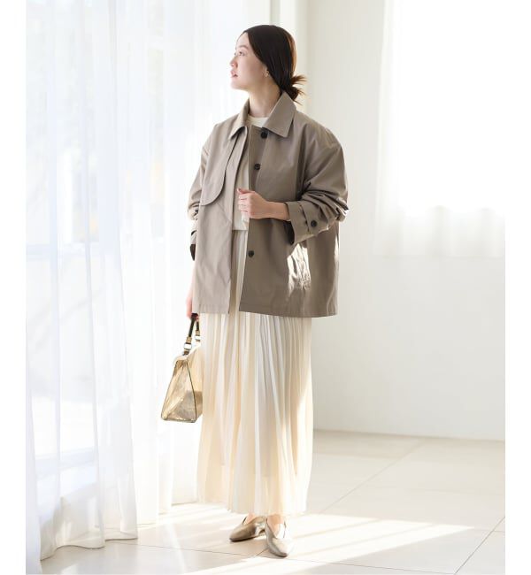 IENA「《予約》シングルトレンチショートコート」|トレンチコート|